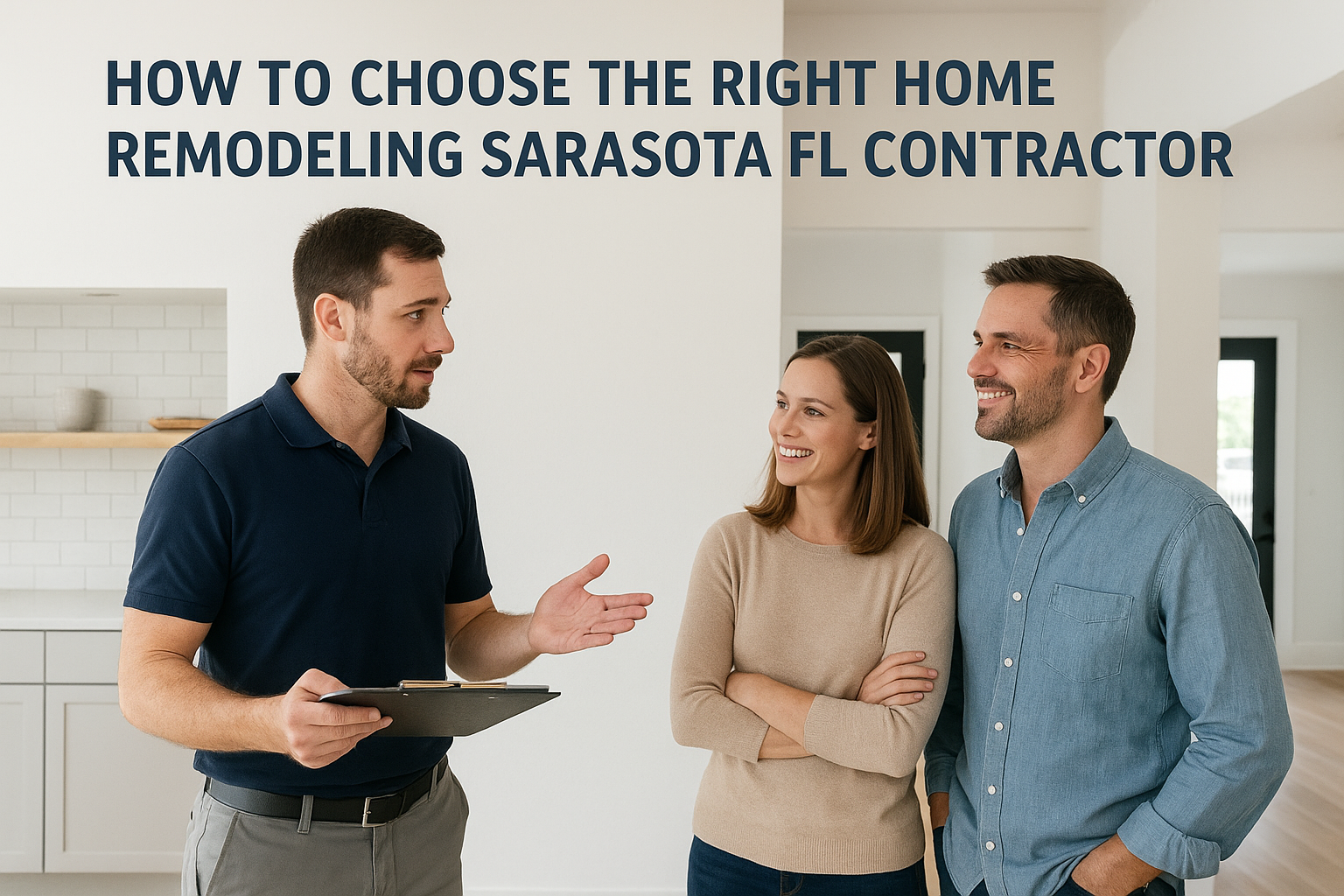 How to Choose the Right Home Remodeling Sarasota FL Contractor