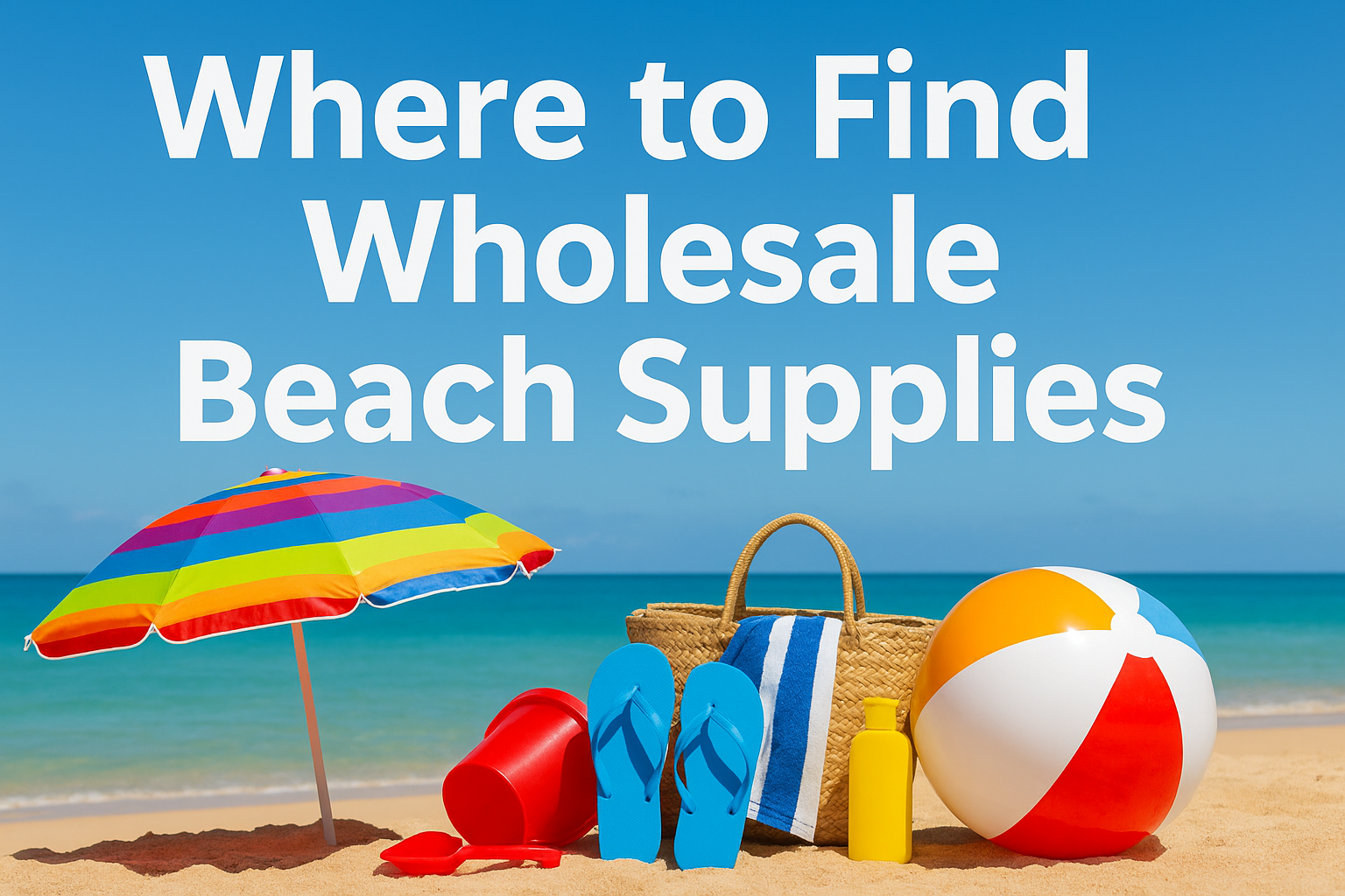 Where to Find wholesale beach supplies