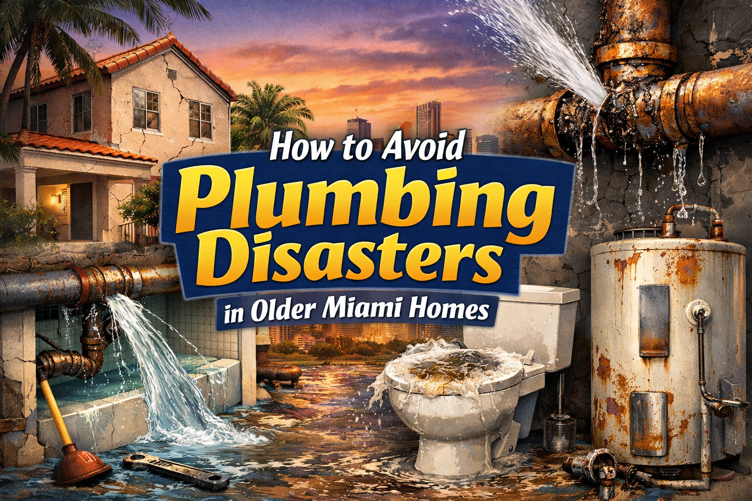 How to Avoid Plumbing Disasters in Older Miami Homes