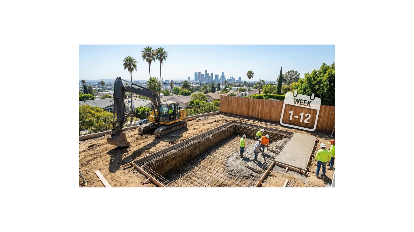 How Long Does Pool Construction Take in Los Angeles?