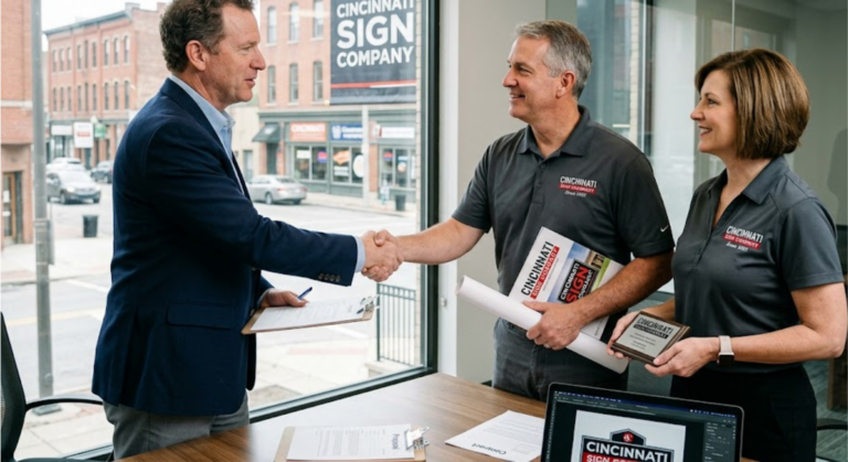 Best Practices When Hiring cincinnati sign company