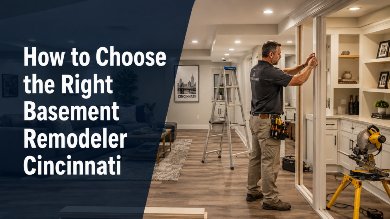 How to Choose the Right Basement Remodeler Cincinnati