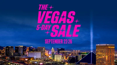 Go Big, Spend Less: "Vegas 5-Day Sale" Starts Now. Bringing 180+ Reasons to Plan Your Next Escape