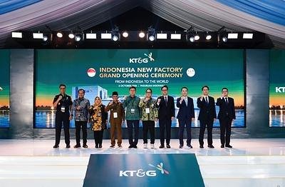 KT&G Begins Full-Scale Operations at New Indonesia Plant, Completing Five-Country Global Production System